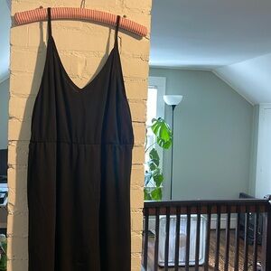 Black t-shirt material dress